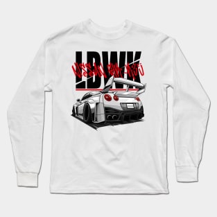 LIBERTY WALK NISSAN GTR-R35(WHITE) Long Sleeve T-Shirt